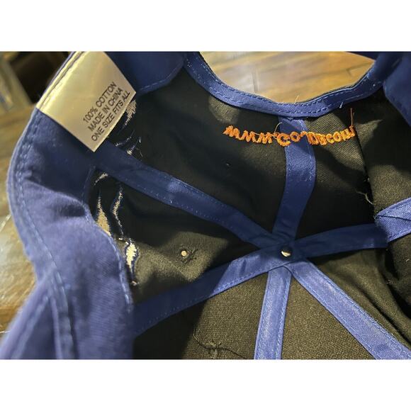 Tony Stewart Autographed Hat Cap Black Blue #20 Racing Nascar - Picture 7 of 7